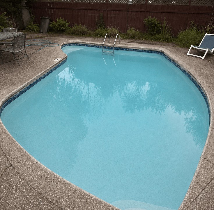Upgraded swimming pool restored to crystal-clear condition