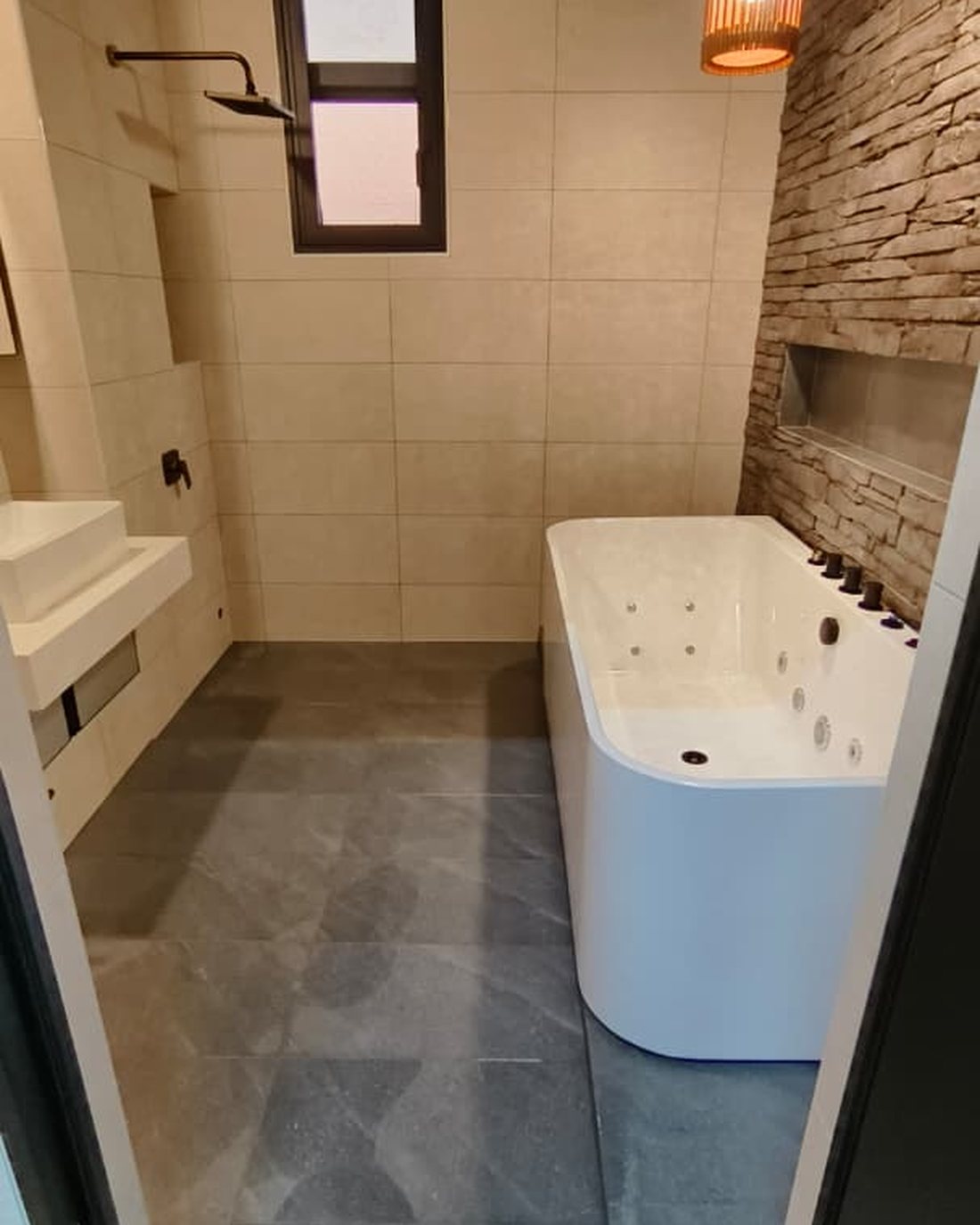 Bathroom after professional cleaning