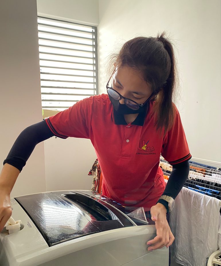 Add-on cleaning options - laundry and ironing services